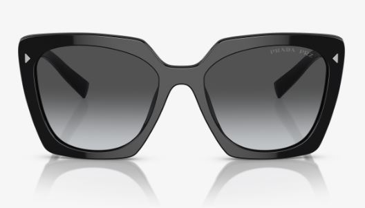 PRADA PR23ZS 1AB5W1 SIZE 54 BLACK /GREY GRADIENT LENS view 3