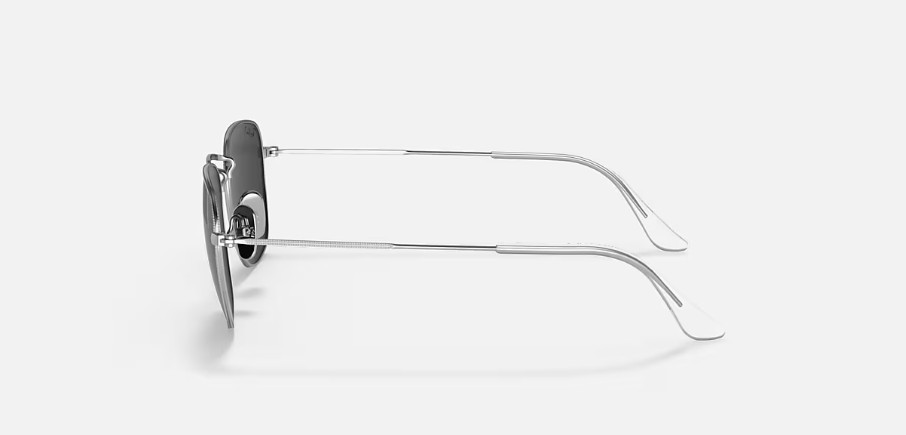 RB8157 920948 SIZE 51 FRANK TITANIUM SILEVER WITH POLARIZED BLACK LENS view 3