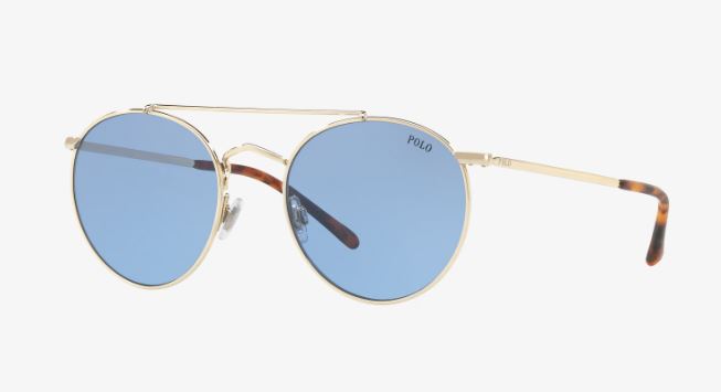 PH3114 911672 SIZE 51 SHINY GOLD/LIGHT BLUE LENS view 3