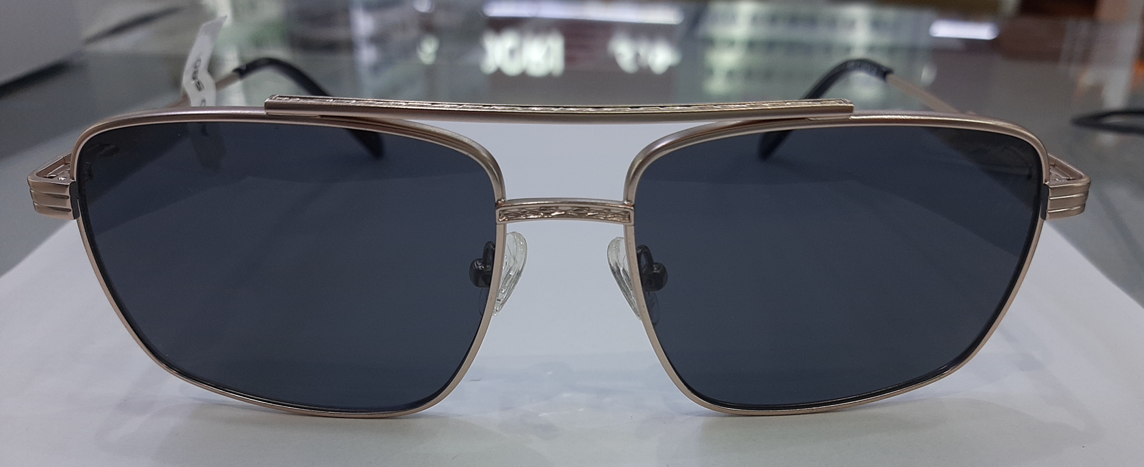 ERIDANUS 8203 C2-55-16-140 MATTE GOLD WITH GREY LENS view 3