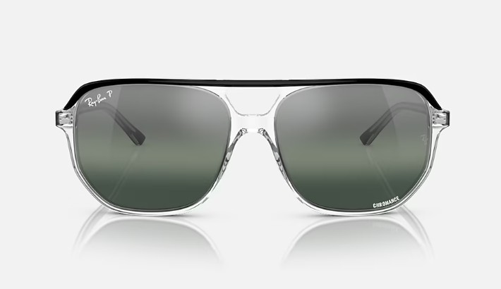 RB2205 1294G8 SIZE 60 BILL ONE TRANSPARENT FRAME WITH SILVER BLUE CHROMANCE view 4