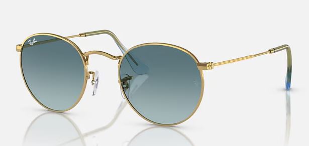 RB3447 001/3M SIZE 50 ROUND GOLD/BLUE GRADUAL LENS view 3