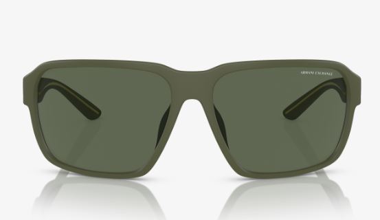 ARMANI EXCHANGE AX4131SU 803271 SIZE 64 MATTE OLIVE /DARK GREEN view 3