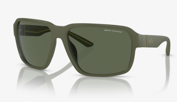 ARMANI EXCHANGE AX4131SU 803271 SIZE 64 MATTE OLIVE /DARK GREEN view 4